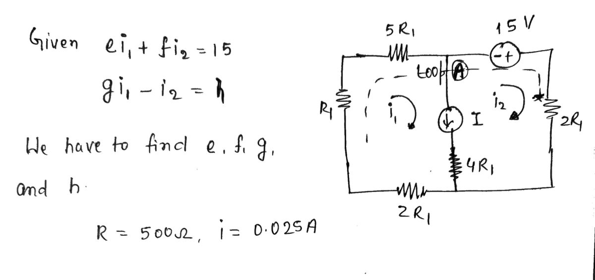 Electrical Engineering homework question answer, step 1, image 1